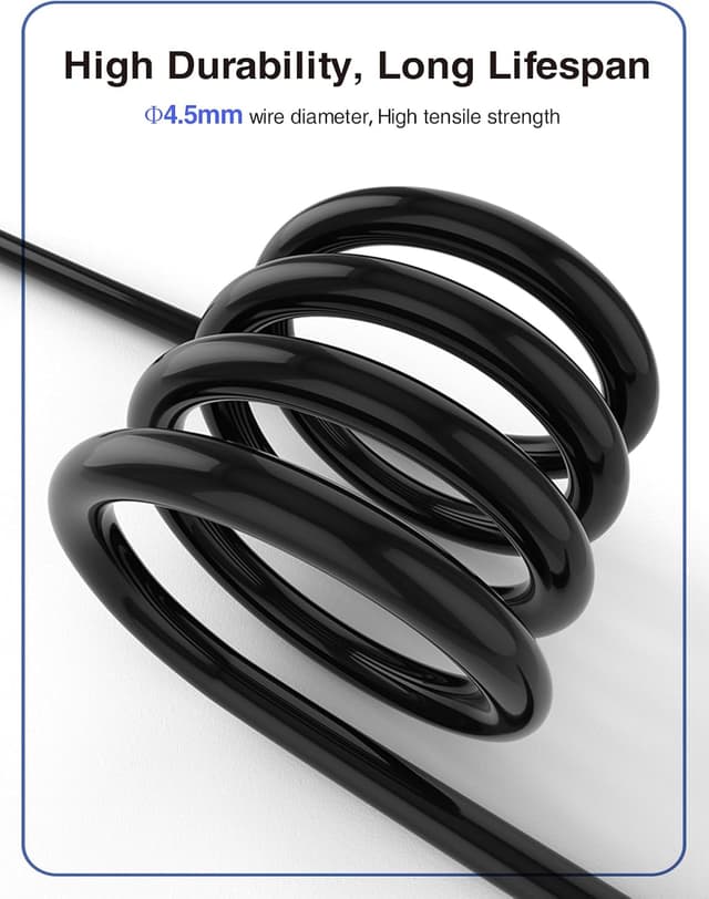 Detalle de VOLTKARE 2Pack DC power extension cable (90-degree) 5.5mm x 2.1mm, male to female