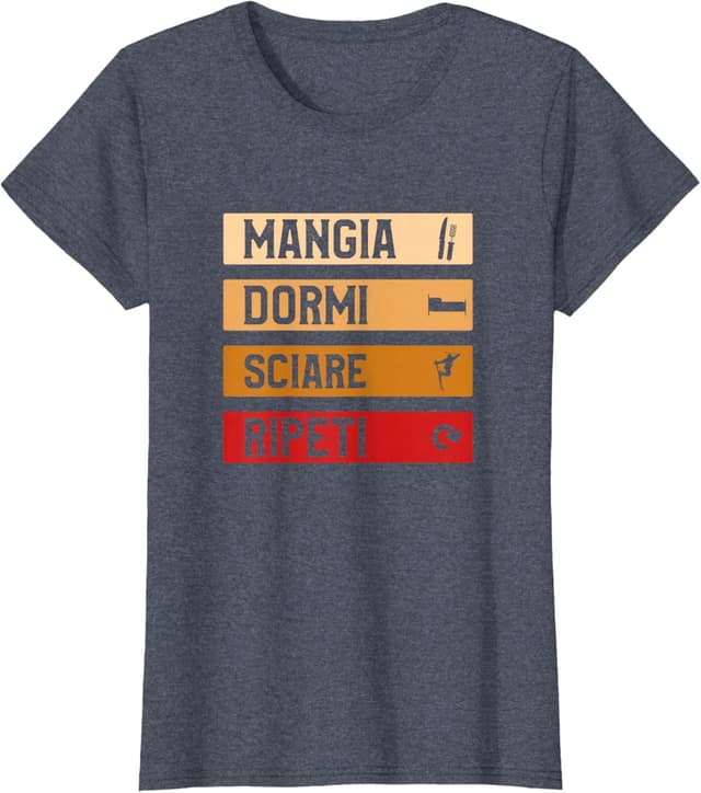 Thumbnail 5 de Divertente Idea Regalo Maglietta Sci