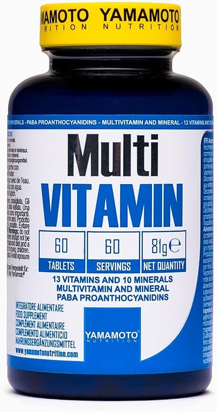 Detalle de YAMAMOTO NUTRITION Multi VITAMIN 🍏 60 tabletas saludables