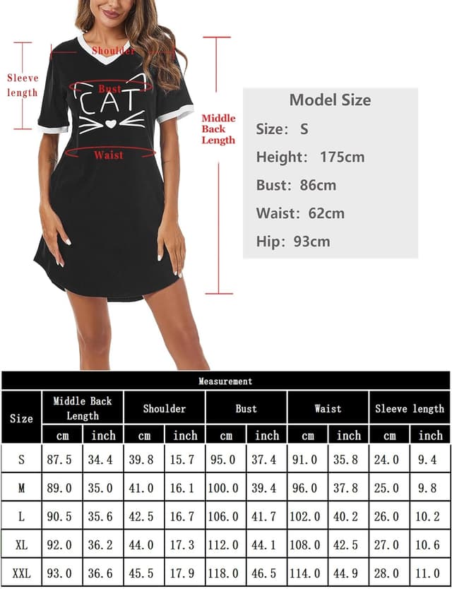 Thumbnail 5 de Litherday Chemise de Nuit coton col V