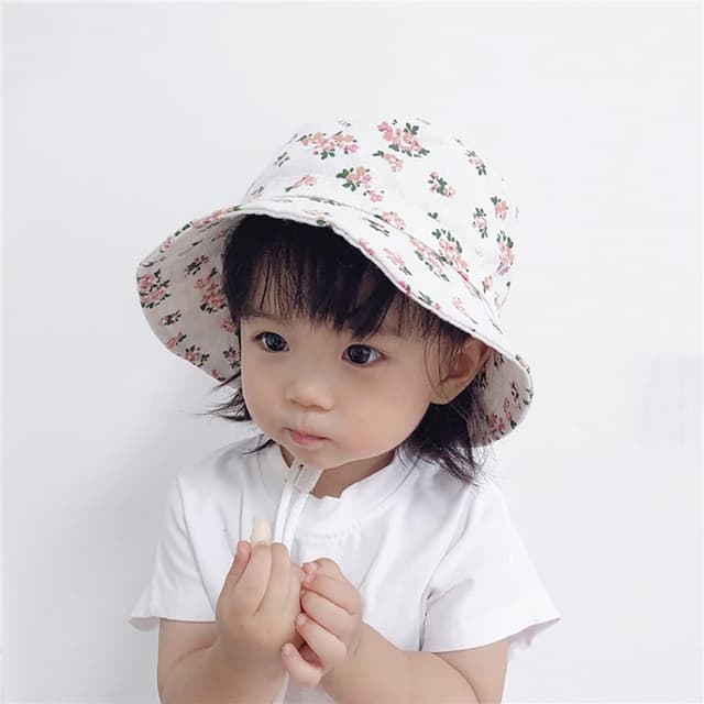 Detalle de Malaxlx Baby & Toddler Bucket Sun Hat with Cute Animal Print (wide brim, 50+ UPF)