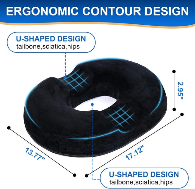 Thumbnail 2 de Ecosafeter Donut Cushion Memory Foam