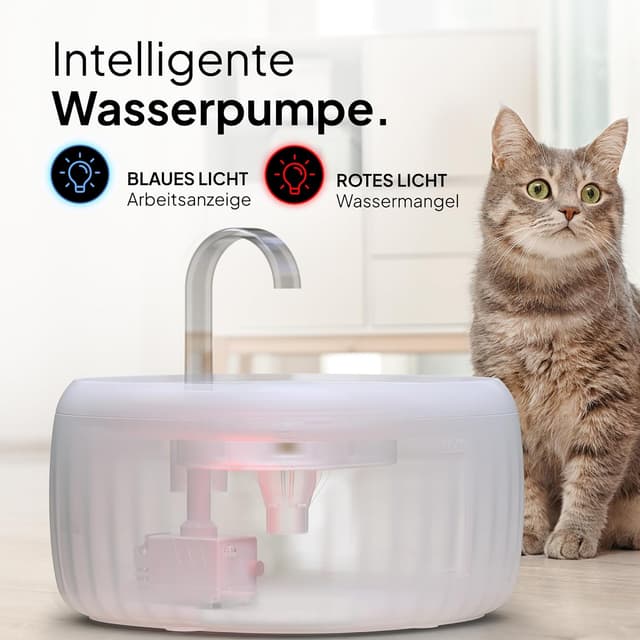 Thumbnail 6 de PrettyPaw Katzenbrunnen 3L Trinkbrunnen für Katzen 💧