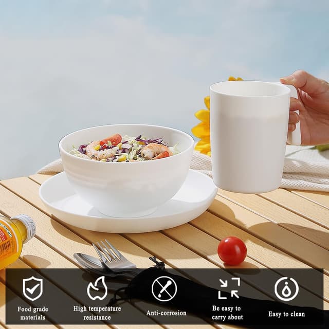 Thumbnail 3 de ReaNea Kit mensa da campeggio con posate e tazza 🍽