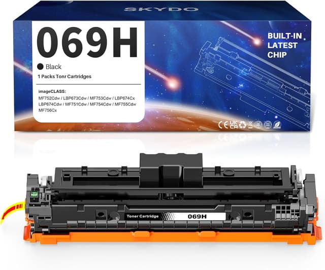 Detalle de Skydo 069H Nero Toner con chip (alta resa) compatibile con Canon 069H