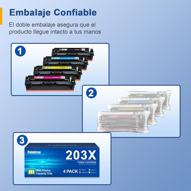 Thumbnail 6 de Palmtree 203X Toner Compatible para HP Laserjet Color 📄