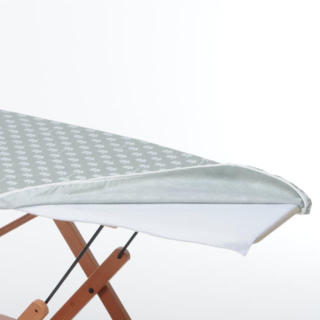 Detalle 2 de Foppapedretti Funda de Planchar IlMollettone, Plata y Blanco 🏠