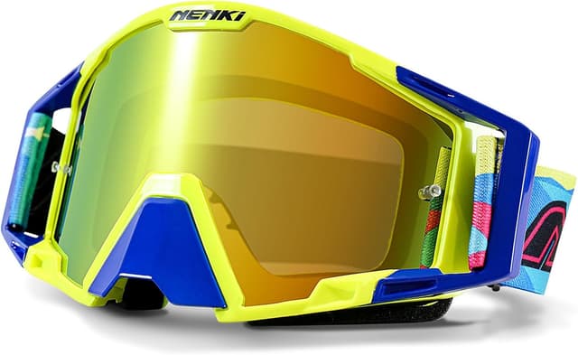 Detalle de NENKI Motocross Brille mit Nasenschutz