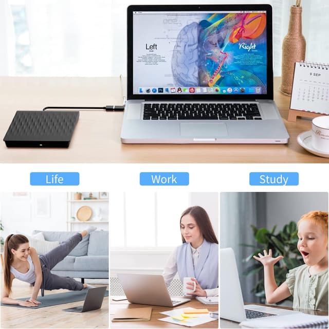 Thumbnail 5 de LPUNCD Externes DVD Laufwerk USB 3.0 💿