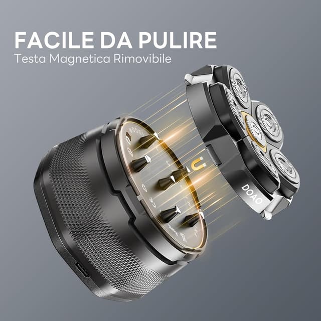 Thumbnail 4 de Rasoio Testa Calva 2025 rasoio elettrico impermeabile cordless