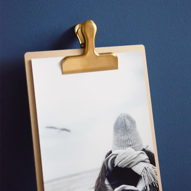 Detalle de heimzeit Pinces de fermeture pour sacs alimentaires en acier inoxydable (blanc) – lot de 12