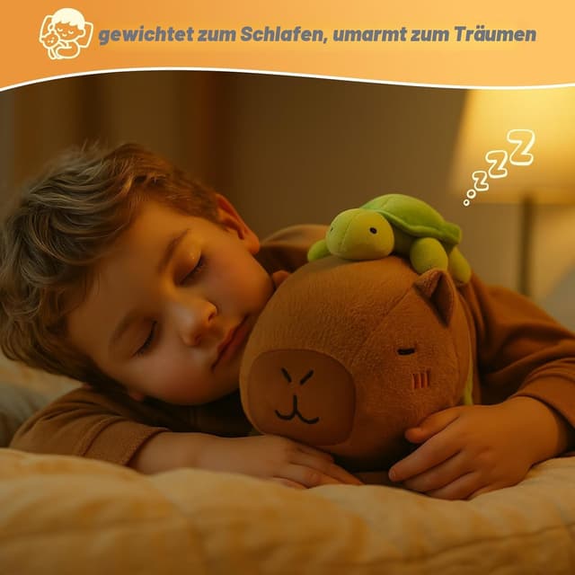 Detalle 2 de SQEQE Capybara Kuscheltier 25 cm