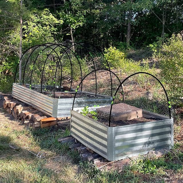 Thumbnail 6 de Garden Hoop Tunnel 7 ft Fiberglass 5-Pack