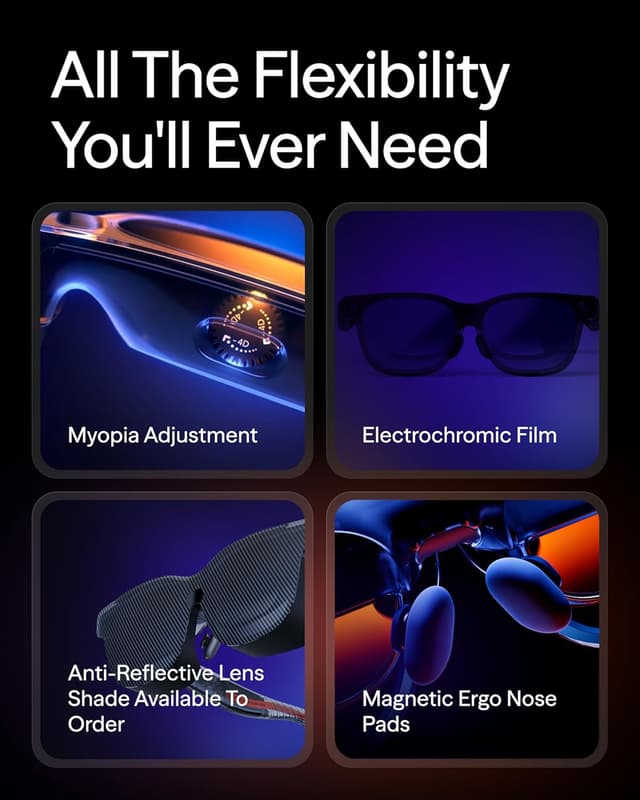 Thumbnail 6 de VITURE Luma Ultra XR Glasses with 152'' Ultra-Sharp Display, 6DoF, Hand Gestures, 52° FOV, and Real-time 2D-to-3D