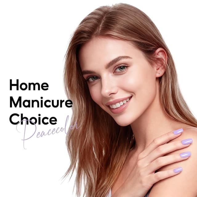 Thumbnail 6 de PEACECOLOR UV-Nagellack Lila (10 ml) als Gel Nagellack – DIY Soak-off für UV/LED