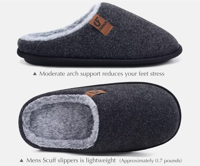 Detalle 1 de COFACE Cozy Memory Foam Slippers Size 7-15