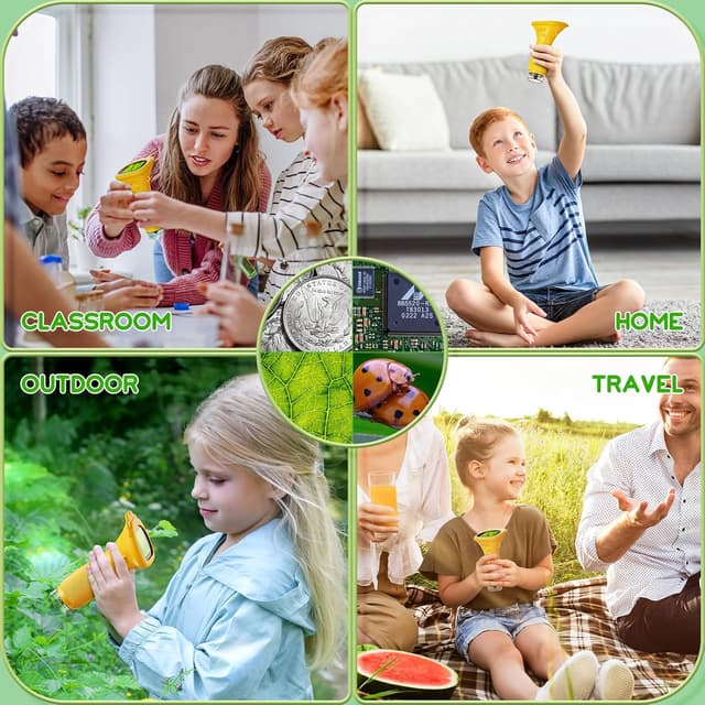 Thumbnail 5 de Ashfly 1000X Taschenmikroskop 2" IPS