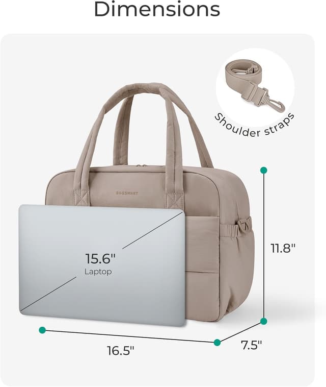 Thumbnail 2 de BAGSMART Sporttasche Damen 29L Puffer Reisetasche