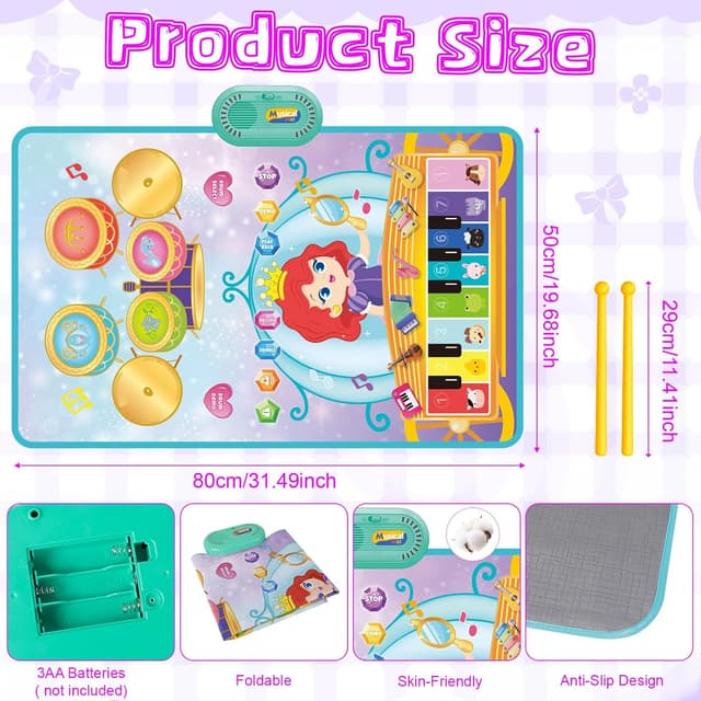 Thumbnail 3 de Shayson 3-in-1 Musical Mats for Toddlers