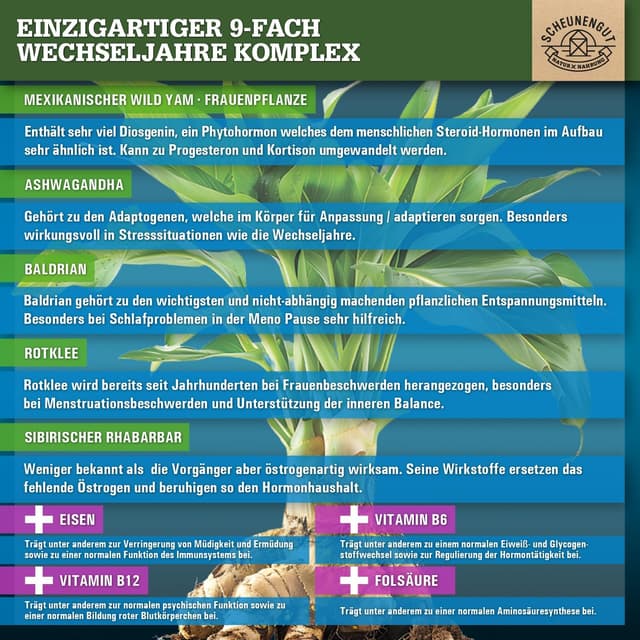 Detalle de MENO INTENSO Yamswurzel Kapseln 60 Tage