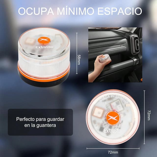 Thumbnail 3 de HIBRON EXTRASTAR Baliza V16 Luz Emergencia