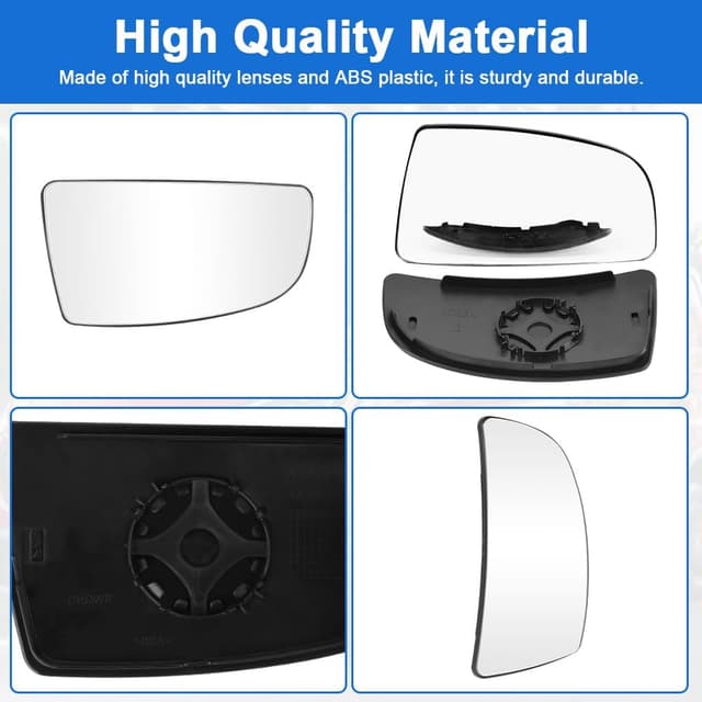 Detalle de vsshe Lower Right Mirror Glass Replacement for Ford Transit MK8 (2014+) BK31-17A700-AA