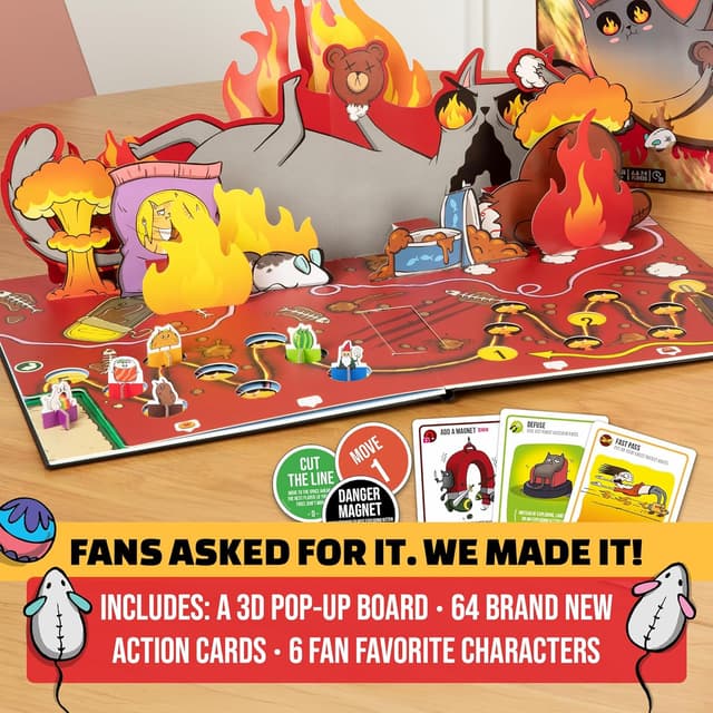 Thumbnail 2 de Exploding Kittens Board Game 2–6 Players