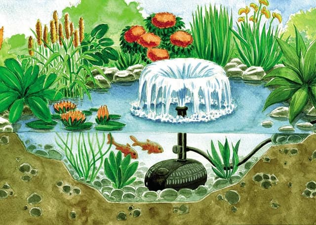 Thumbnail 3 de PONTEC PondoVario 1500 Pompe pour Fontaine Noir