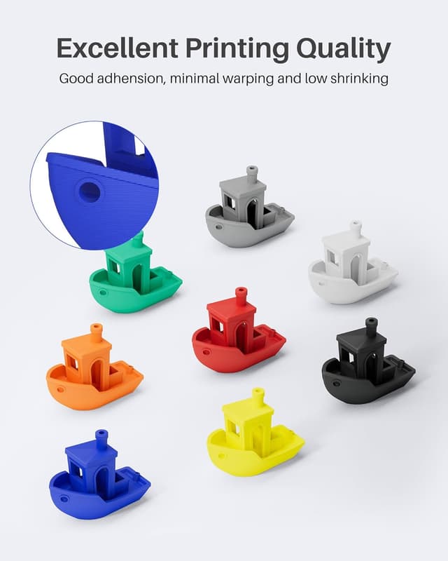 Thumbnail 3 de ELEGOO PLA 1.75mm Black 4 kg filament for FDM printers ๐จ