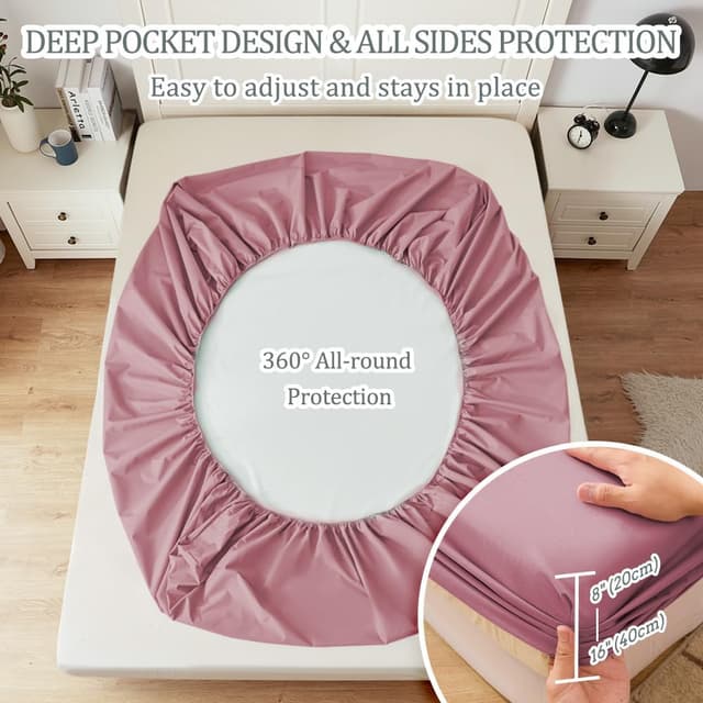 Detalle 2 de Coprimaterasso impermeabile DUJUIKE 200x200 cm