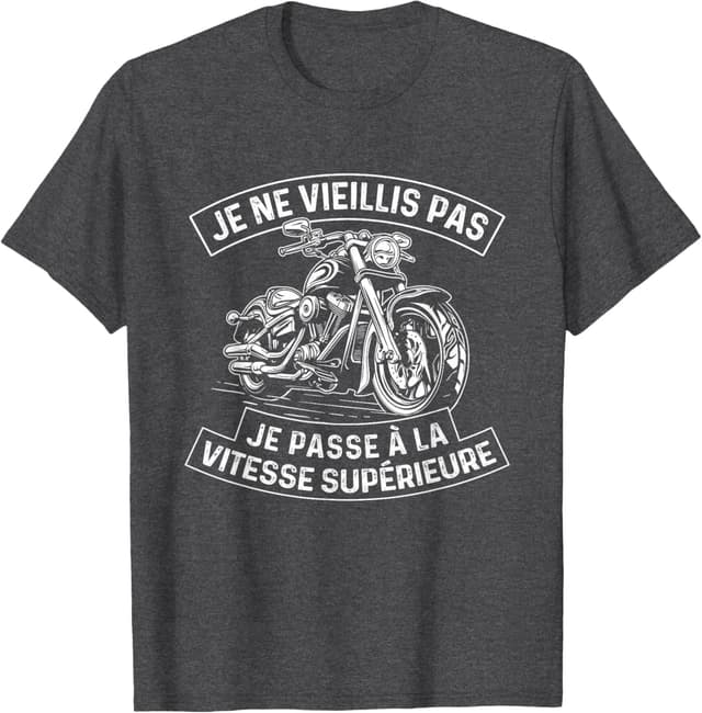 Thumbnail 4 de Je Ne Vieillis Pas T‑Shirt Motard Moto