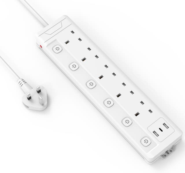 Thumbnail 6 de Mscien 5 Gang Extension Lead 5m with 3 USB