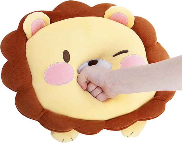 Detalle de Lion cuddle pillow plush 15 inch