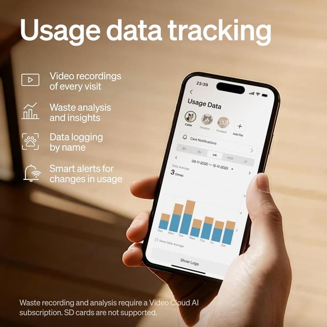 Thumbnail 6 de PETLIBRO Automatic Litter Box with AI-Camera Waste Analysis (Luma Smart) — Odor Control, Multi-Cat Recognition, Safety Sensors