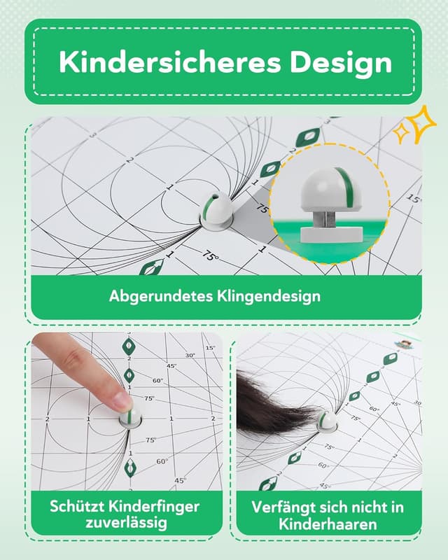 Detalle de BEAVERBOT Kartonschneider Kinder-Spielzeug ab 3 Jahren (Grün) – sicheres DIY aus Karton