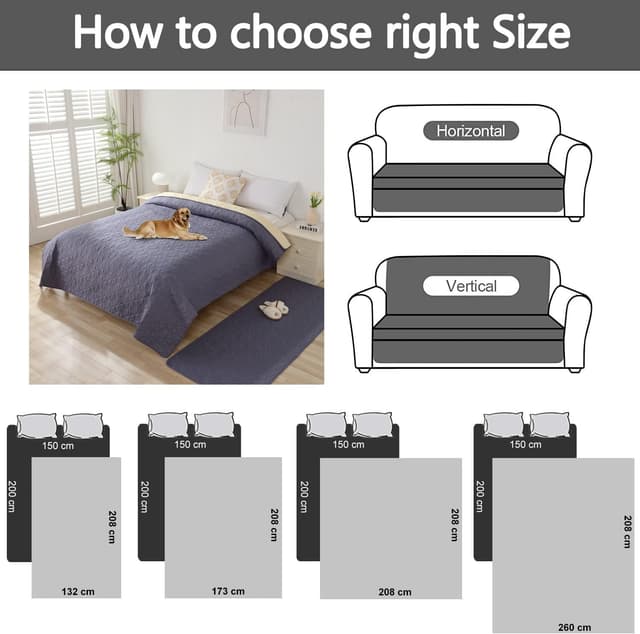 Thumbnail 3 de Taiyang Funda sofá impermeable 173–208 cm