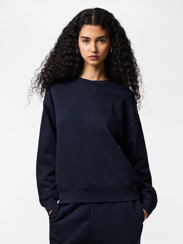 Detalle de PIECES Sweatshirt PCCHILLI con girocollo e vita elastica