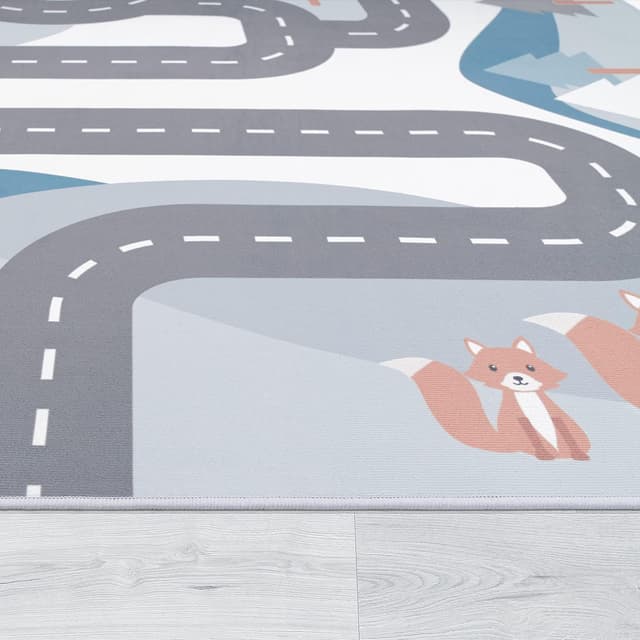 Thumbnail 1 de Paco Home Tapis Enfant 120x160 cm crème