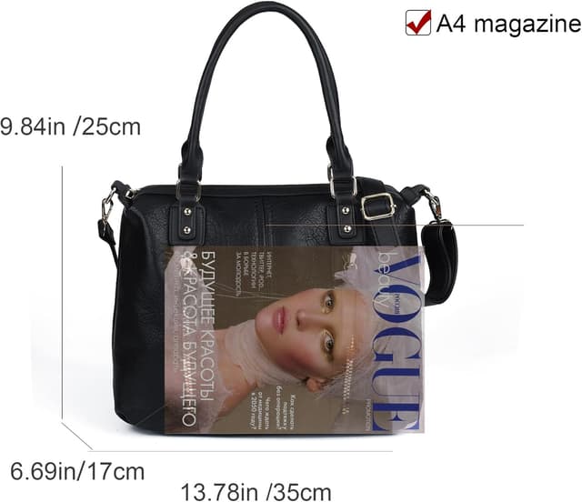 Detalle 2 de Gladdon Hobo Bag Large Capacity 35cm