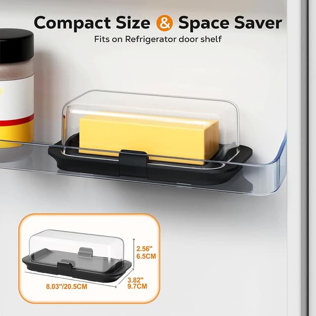 Detalle 2 de Pisol butter dish 250g airtight