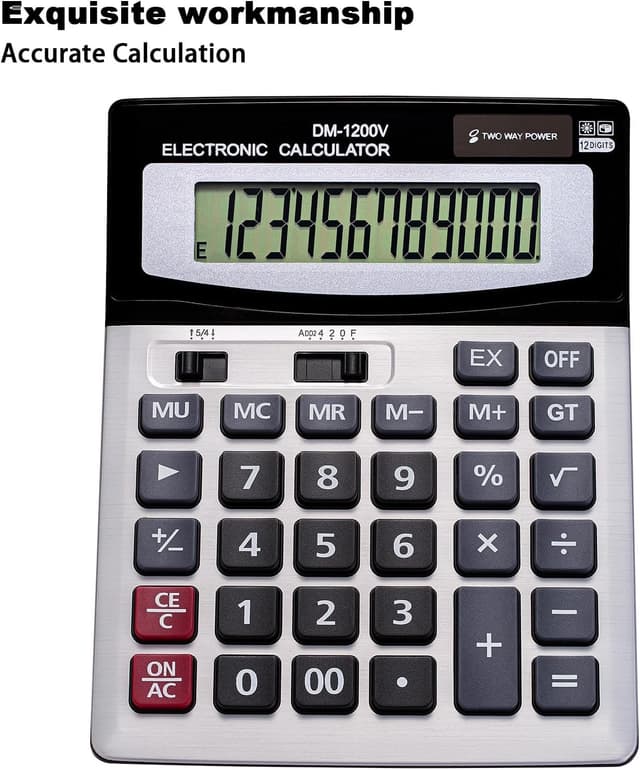 Thumbnail 2 de YEBMoo YE1200v 12‑Digit Calculator