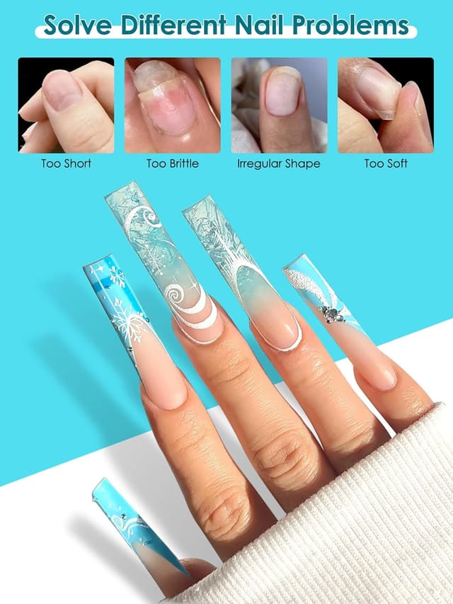 Thumbnail 5 de Uñas Postizas Tips Gel 240 piezas 12 tamaños