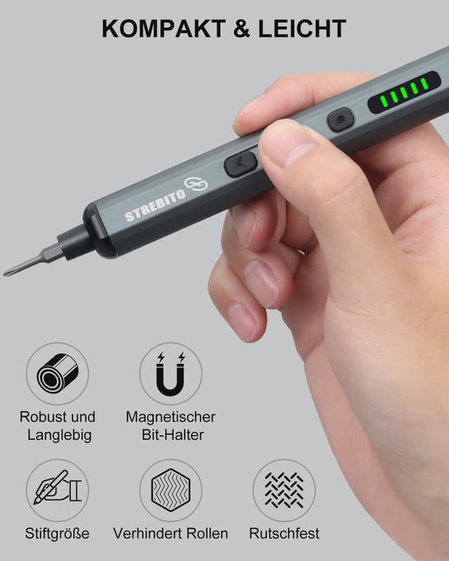 Thumbnail 5 de STREBITO Mini-Elektroschrauber 70‑in‑1 🪛
