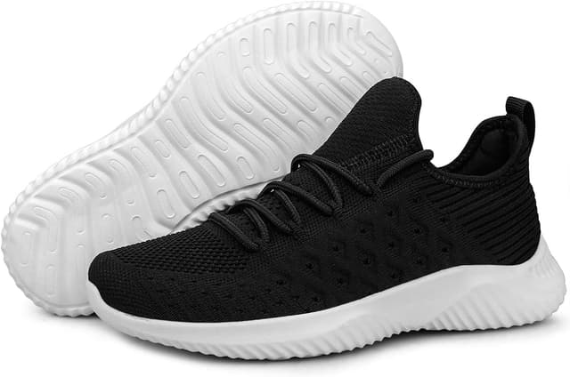 Detalle de Feethit Women’s Slip-On Walking Shoes for Gym & Workout (Breathable Mesh, Non-Slip)