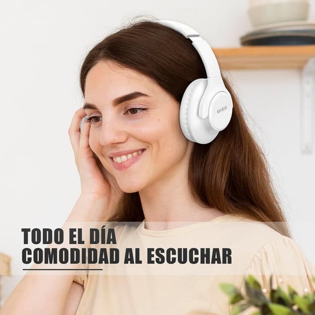 Thumbnail 4 de KVIDIO Auriculares Bluetooth Inalámbricos, 65 Horas, Micrófono