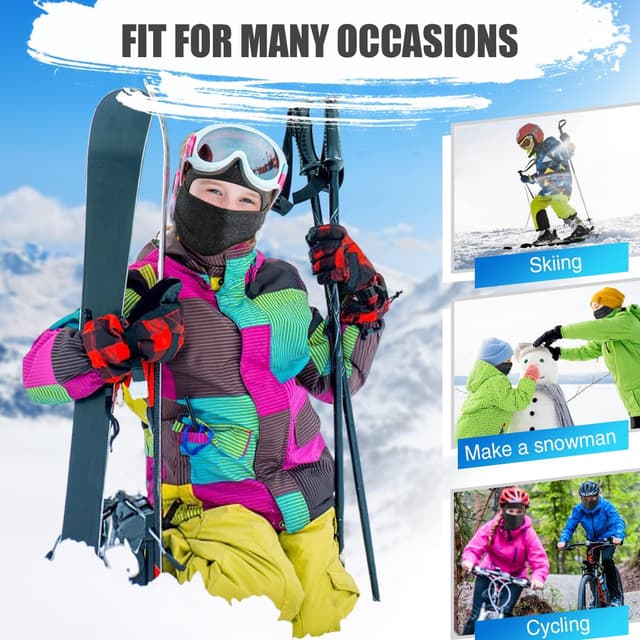 Thumbnail 6 de HEGCOIIE Sturmhaube 4–12 Jahre 🧣