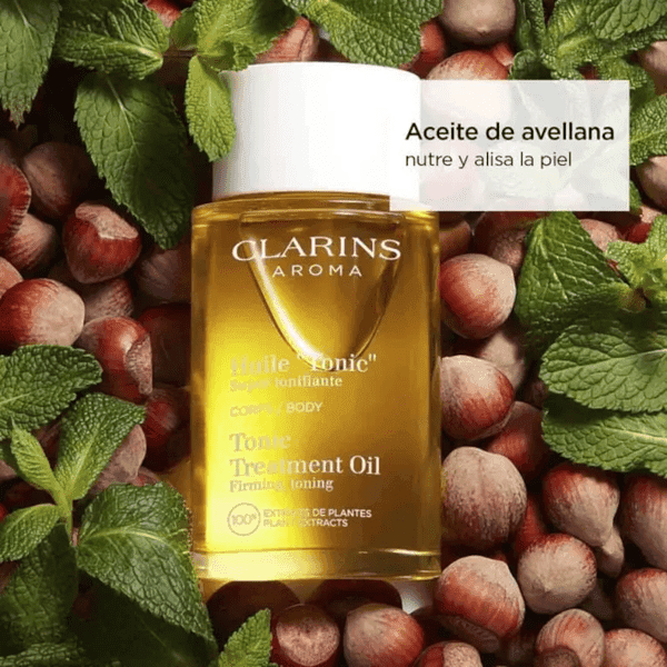 Detalle 2 de Clarins Aceite Tonic 100 ml 🛢