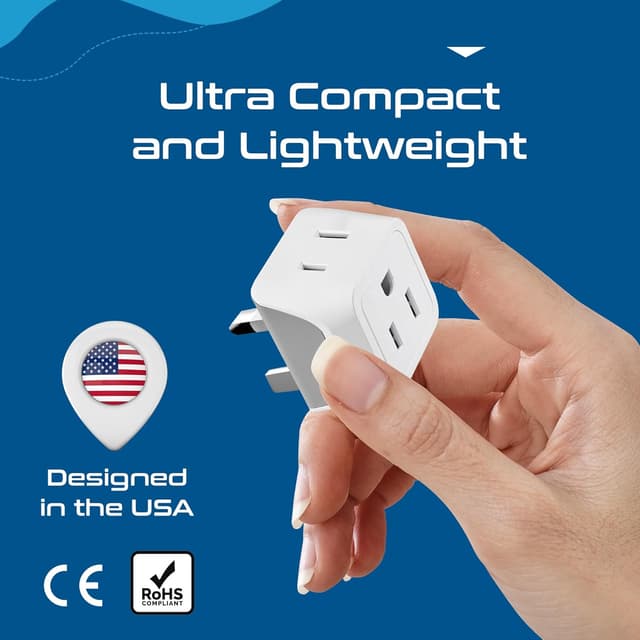 Thumbnail 5 de Ceptics UK Travel Adapter 3-Pack 🛫