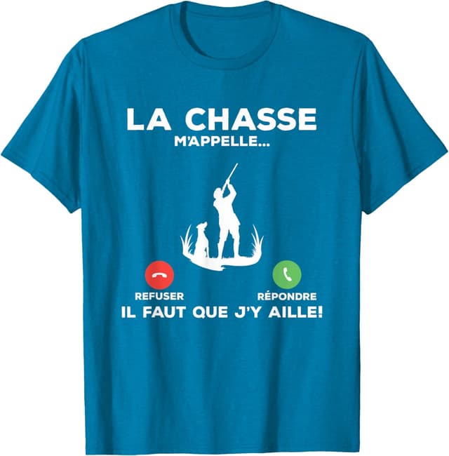 Thumbnail 5 de T-shirt La Chasse m'appelle drôle