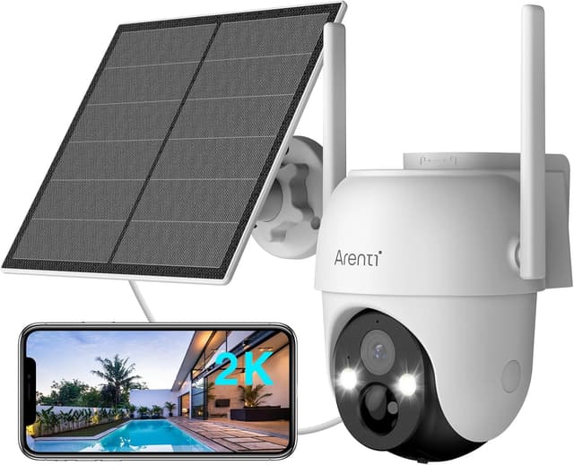 Detalle de ARENTI 360° PTZ Solar Security Camera